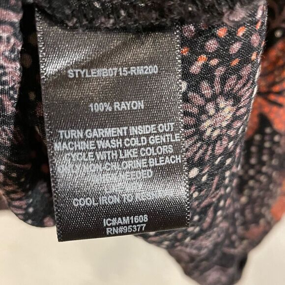 Sanctuary Black and Orange Peasant Blouse - Picture 5 of 5